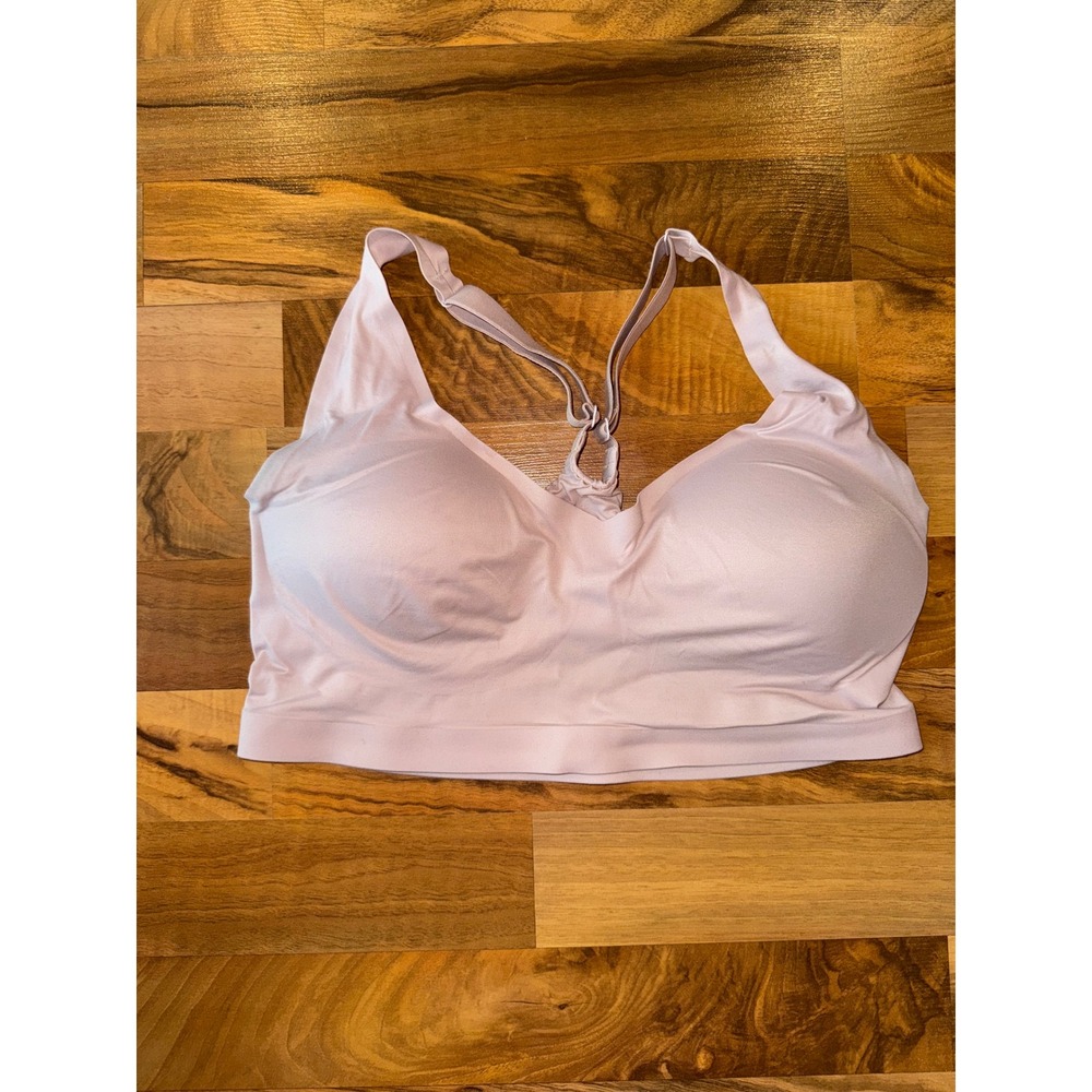 Soma Enbliss Racerback Bralette Women Large Pink Wireless Seamless